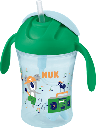 Trinkhalmbecher Motion Cup grün, 230 ml NUK
