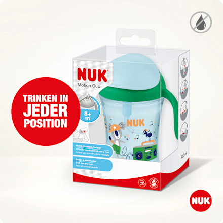 Trinkhalmbecher Motion Cup grün, 230 ml NUK