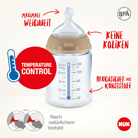 Starterset First Choice Temp.Control rosa NUK