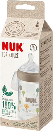 Babyflasche for Nature, braun, 0-6 Monate, 260ml NUK