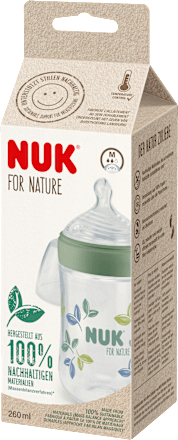 Babyflasche for Nature, grün, 0-6 Monate, 260ml NUK