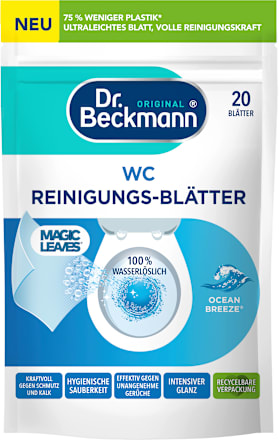 Čistilo za WC v lističih Ocean Breeze Dr.Beckmann