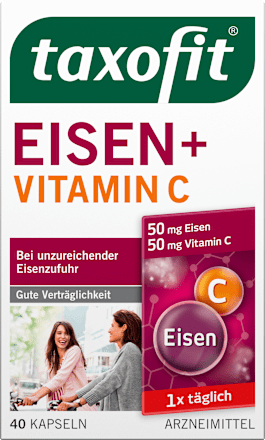 Eisen + Vitamin C Kapseln taxofit