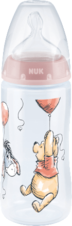 Babyflasche First Choice, rosa, 0-6 Monate, 300ml     NUK