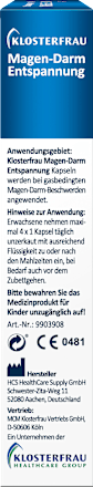 Magen Darm Entspannung Kapseln Klosterfrau