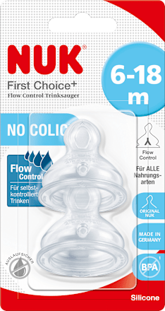 Trinksauger First Choice+ Silikon 6-18 Monate NUK