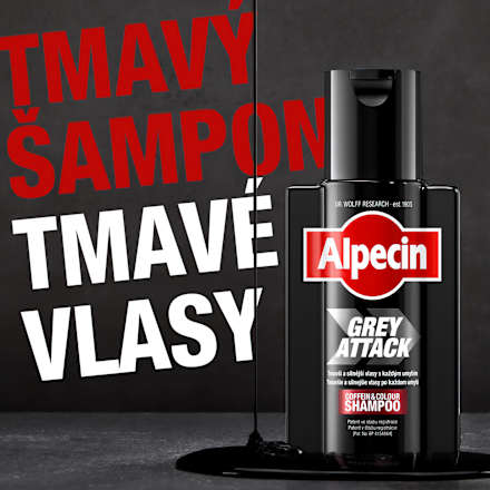 šampon na vlasy Grey Attack Alpecin
