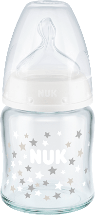 Babyflasche aus Glas First Choice, weiß, 0-6 Monate, 120 ml NUK