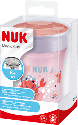Магическа чаша, 8м+, розова, 230 ml NUK