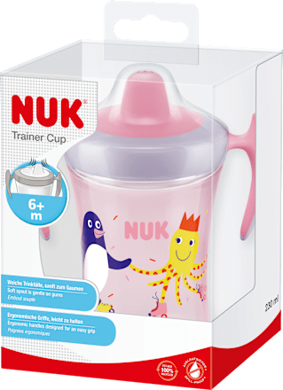Trinklernflasche Evolution Trrainer Cup rosa, 230 ml NUK