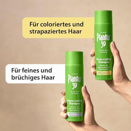 39 Phyto-Coffein Shampoo coloriertes Haar Plantur 39