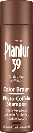 39 Color Braun Phyto-Coffein Shampoo Plantur 39