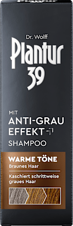Shampoo Anti-Grau Effekt Warme Töne Plantur 39