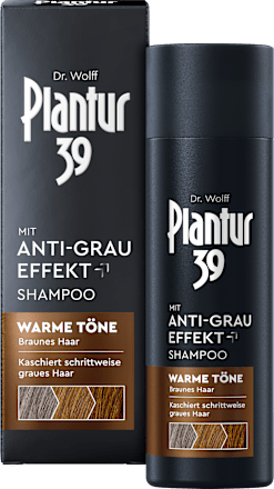 Shampoo Anti-Grau Effekt Warme Töne Plantur 39