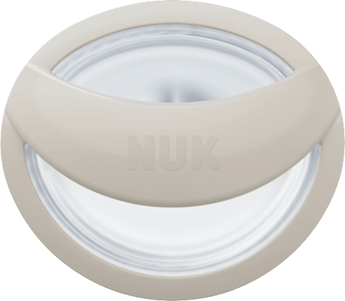 Schnuller Mommy Feel Silikon, blau/creme, Gr.1, 0-9 Monate NUK