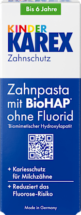 Zahnpasta Kinder fluoridfrei KAREX