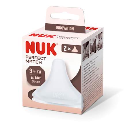 Perfect Match silikonski sisač, vel. M, 3+ mj. NUK