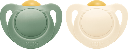 Schnuller for Nature Latex, grün/beige, Gr.1, 0-6 Monate NUK