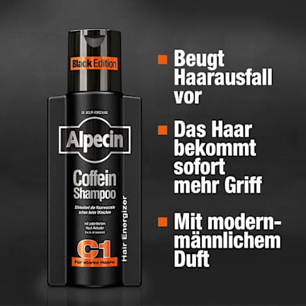 Shampoo Coffein C1 Black Edition Alpecin