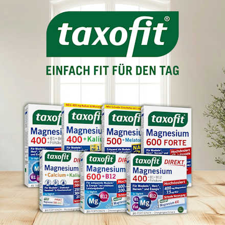 Magnesium 600 + B12 Direkt-Granulat 20 St taxofit
