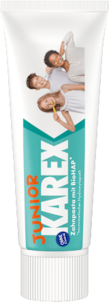 Zahnpasta Kinder Junior, ab 6 Jahren fluoridfrei KAREX