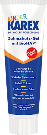 Zahnschutzgel Kinder, 0-12 Jahren fluoridfrei KAREX