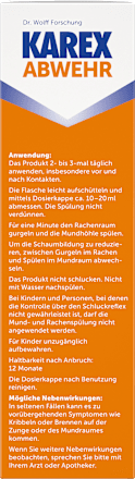 Mund- und Rachenspülung antiviral, fluoridfrei ab 6 Jahren KAREX