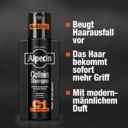 Coffein Shampoo C1 Black Edition Alpecin