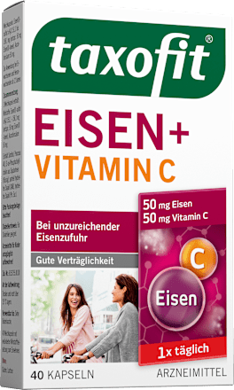 Eisen + Vitamin C Kapseln taxofit
