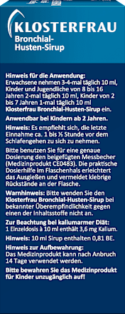 Bronchial-Husten-Sirup Klosterfrau