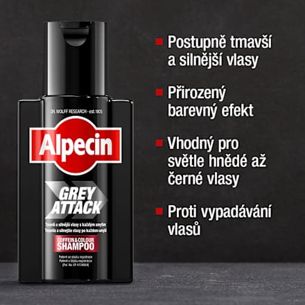 šampon na vlasy Grey Attack Alpecin