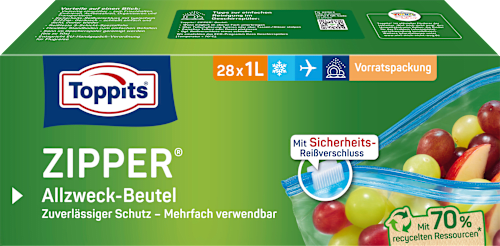 Zipper Allzweckbeutel Toppits