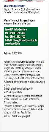 Magnesium 500 + Calcium & Kalium Direkt Granulat 20 St taxofit