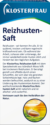Reizhusten-Saft Klosterfrau