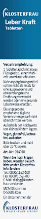 Leber Kraft (30 Tabletten) Klosterfrau