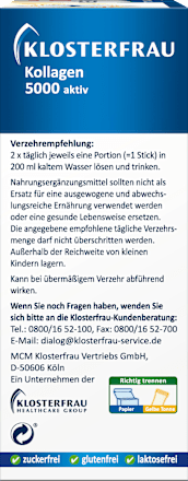 Kollagen 5000 aktiv Sticks 20 St Klosterfrau