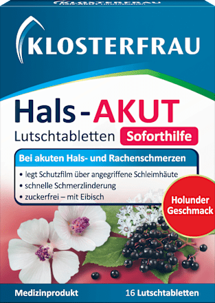 Hals-Akut Lutschtabletten Klosterfrau
