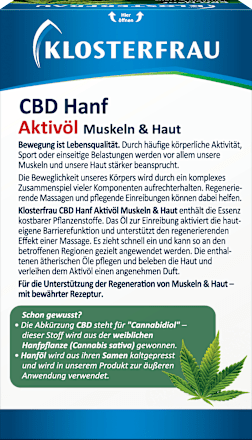 CBD Hanf Aktivöl Klosterfrau