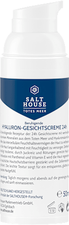 Gesichtscreme Totes Meer Hyaluron Salthouse