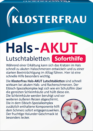 Hals-Akut Lutschtabletten Klosterfrau