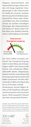 Haarwasser Nutri-Coffein-Elixir Kopfhaut Tonikum Plantur 21