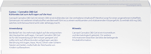 Kühlendes CBD Muskel-& Gelenkgel Cannaxil