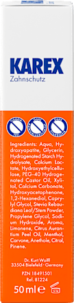 Zahnpasta Gel Zahnschutz fluoridfrei KAREX