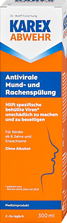 Antivirale Mund- und Rachenspülung KAREX