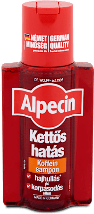 Koffein sampon Kettős hatás Alpecin