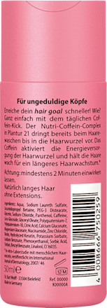 #langehaare Nutri-Coffein Shampoo Reisegröße Plantur 21