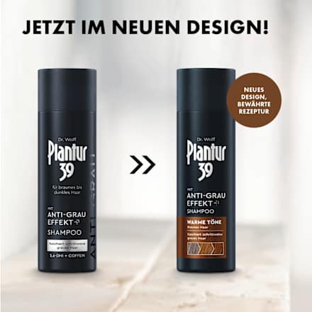 Shampoo Anti-Grau Effekt Warme Töne Plantur 39