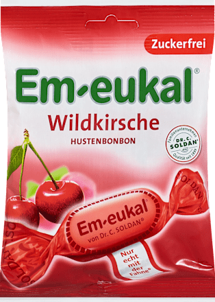 Hustenbonbons Wildkirsche zuckerfrei Em-eukal