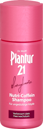 #langehaare Nutri-Coffein Shampoo Reisegröße Plantur 21