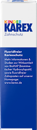 Zahnpasta Kinder fluoridfrei KAREX